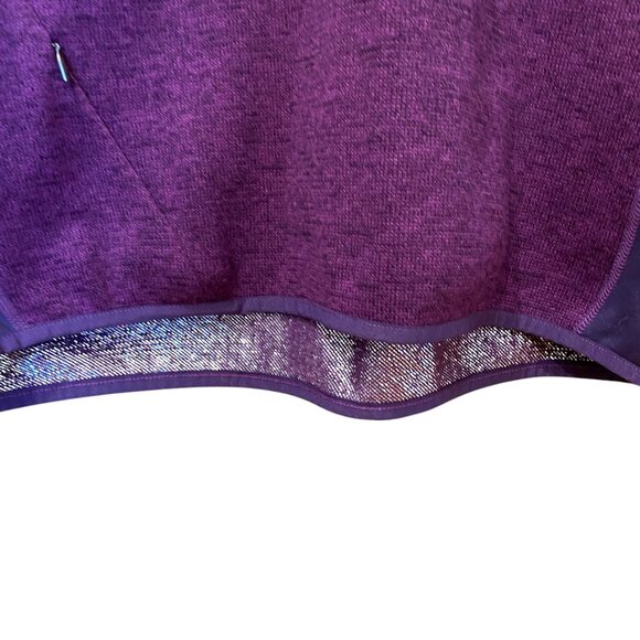 Columbia Omni-Heat Reflective ¼ Zip Pullover Purple Wicking Gorpcore Hiking-XL - Picture 7 of 13